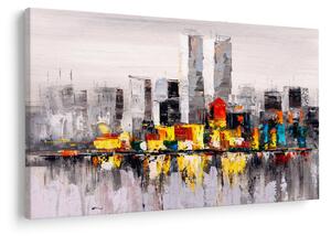 Tablou -Pictura orașului (90x60 cm)