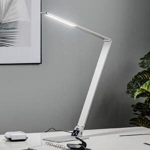 Lampă LED plată de birou Wasp din aluminiu