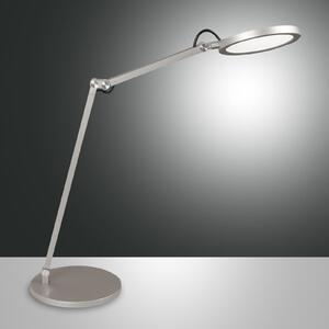 Lampă LED de birou Regina cu dimmer, alu