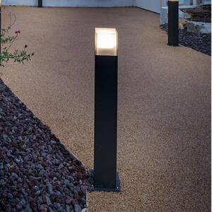 SLV Grafit lumina de drum 60 cm, Negru, Metal, Modern, Boltă de exterior / cale de acces