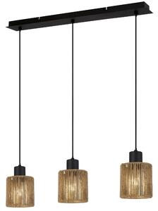 Lampă suspendată APP1821-3CP NATURE BLACK