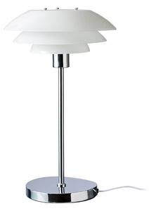 Dyberg Larsen DL31 lampă masă abajur sticlă, crom