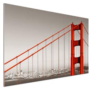Panou sticla securizata bucatarie Podul din San Francisco