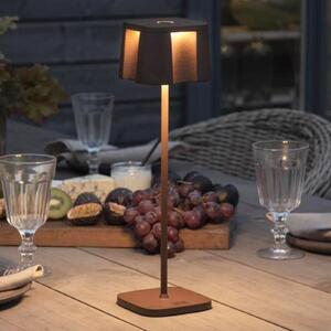 Konstsmide Lampă LED decor Nice conector încărcare USB rugină, reglabil, Maro / Rugină, Metal, Modern