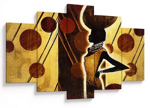 Tablou cu pictură artistică străveche (150x105 cm)