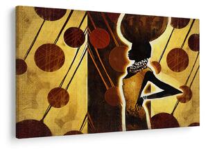 Tablou cu pictură artistică străveche (90x60 cm)