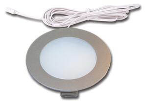 Hera Lampă încastrată FR 78-LED set 3x alb cald, Metalic, Camera de zi / sufragerie, Plastic, Modern, Montarea mobilierului