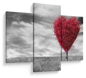 Tablou -Inima din coroanele copacilor (90x60 cm)