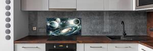 Panou sticlă bucătărie Sistem solar