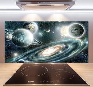 Panou sticlă bucătărie Sistem solar