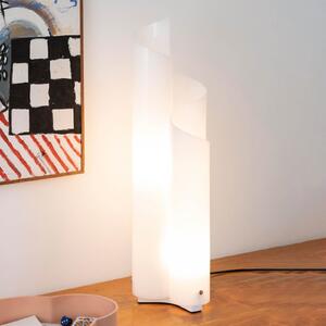 Artemide Mezzachimera lampă podea design vălurit, Alb, Camera de zi / sufragerie, Plastic, Design