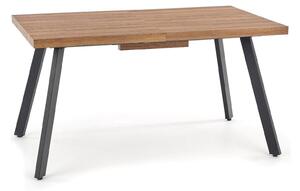 Masa extensibila BERLIN, stejar/negru, 140/180x85x76 cm