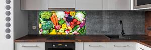 Sticlă bucătărie legume colorate