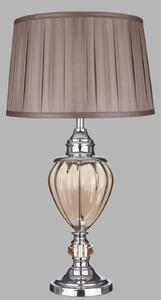 Lampă de masă Greyson cu abajur textil pe maro