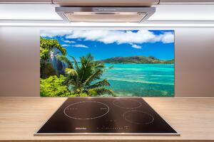 Sticlă printata bucătărie Seychelles Coast