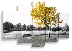 Tablou - relaxare în parc (150x105 cm)