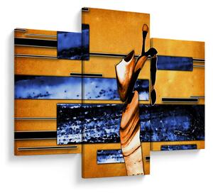 Tablou picturii abstracte (90x60 cm)