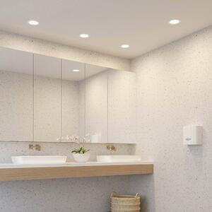 Prios LED lampă încastrată Cadance, alb, 17 cm, set de 3, CCT