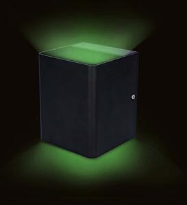 Nedis ZBLOW10RGBW - Lampă LED RGBW pentru exterior, reglabilă, LED/12W/230V, IP65, Wi-Fi Tuya, negru