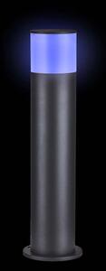 Nedis ZBLOP10RGBW - Lampă LED RGBW pentru exterior, dimabilă, 10 W, 230 V, IP65, Wi-Fi Tuya, neagră
