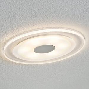 Paulmann Premium Line Whirl lampă LED încastrată, Gri, Camera de zi / sufragerie, Metal, Modern, Perete încastrat