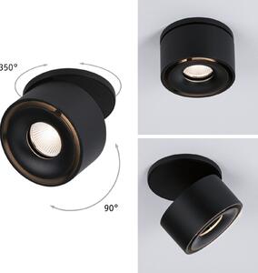 Paulmann Spircle lampă LED încastrată negru mat