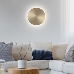 LED baterie de perete Puntua Ø 25 cm alamă mată