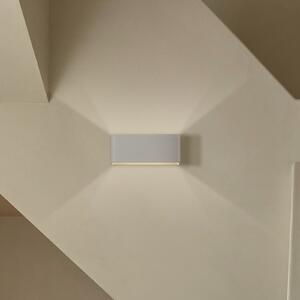 Icon LED LED de perete, alb, sus/jos, lățime 12 cm