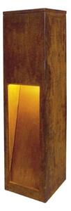 SLV Rusty Slot 50 lampă cu soclu maro ruginiu, Maro / Rugină, Metal, Casă de țară / Rustic