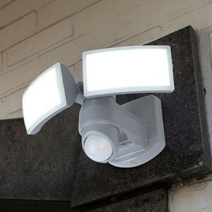 Spot de perete Arc LED pentru exterior cu senzor, alb