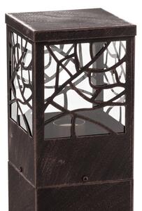 Brilliant Lampă cu piedestal Whitney, de culoare rugină, reglabil, Maro / Rugină, Metal, Mediterană