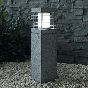 Heitronic Din granit veritabil - lampă cu postament La Mer, Gri, Piatră, Modern