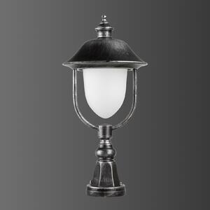 LCD Lampă cu soclu 1156, negru/argintiu, reglabil, Negru, Metal, Antichitate