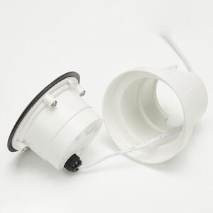 Fumagalli Lampă LED de pardoseală încastrabilă Ceci 120-2L, negru CCT, Negru, Plastic, Modern, Corpuri de iluminat încastrate rotunde