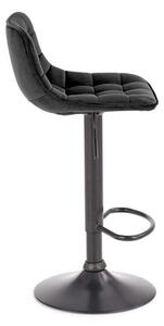 Scaun tip bar Hertha (negru). 1039569