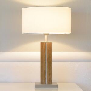 HerzBlut Dana lampă masă, stejar uns H=56 cm