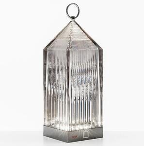Kartell Lantern lampă masă LED, gri fumuriu IP54