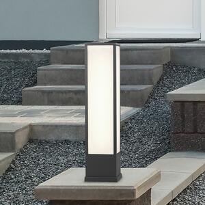 Trio Lighting Lampă cu soclu Fuerte LED, antracit, aluminiu, IP54, Negru, Metal, Modern