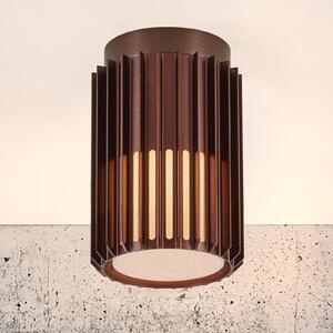 Nordlux Plafonieră pentru exterior Aludra, Seaside maro metalizat, reglabil, Maro / Rugină, Aluminiu, Design