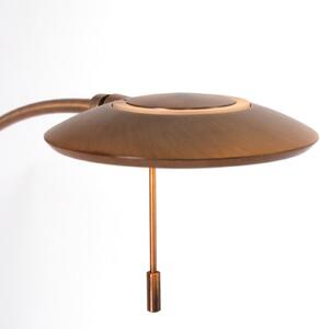 Lampă podea LED Zenith bronz, dimabilă, reglabilă