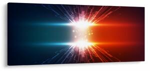 Tablou abstract cu glonț activ (120x50 cm)