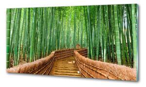 Panou de bucătărie pădure de bambus
