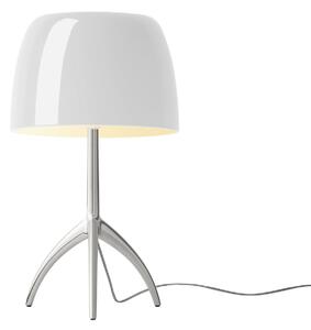 Foscarini Lumiere grande alu/alb dimabilă