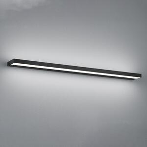Helestra Slate LED, negru mat 90 cm, Negru, Baie, Metal, Modern