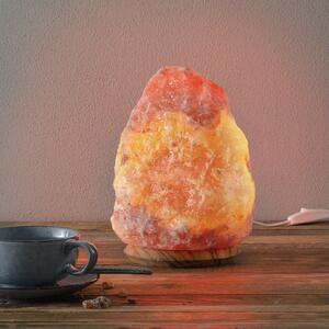 Wagner Life ROCK - Lampă din cristal de sare 4-6 kg, înălțime aprox. 23 cm, Portocaliu, Camera de zi / sufragerie, Piatră