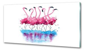 Panou sticla securizata bucatarie Flamingos