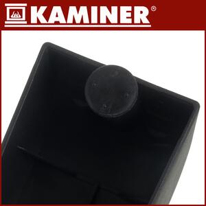 Convector electric de podea Kaminer Ziflo 2300W - Control Wi-Fi, termostat și telecomandă, negru