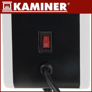 Convector electric de podea Kaminer Ziflo 2300W - Cu control Wi-Fi, termostat și telecomandă, alb