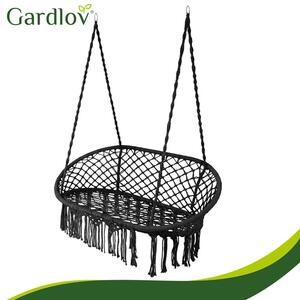 Leagăn dublu de grădină tip cuib de barză Gardlov – Negru