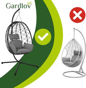 Leagăn suspendat de grădină Gardlov 185 cm – Scaun tip leagăn pentru grădină și terasă